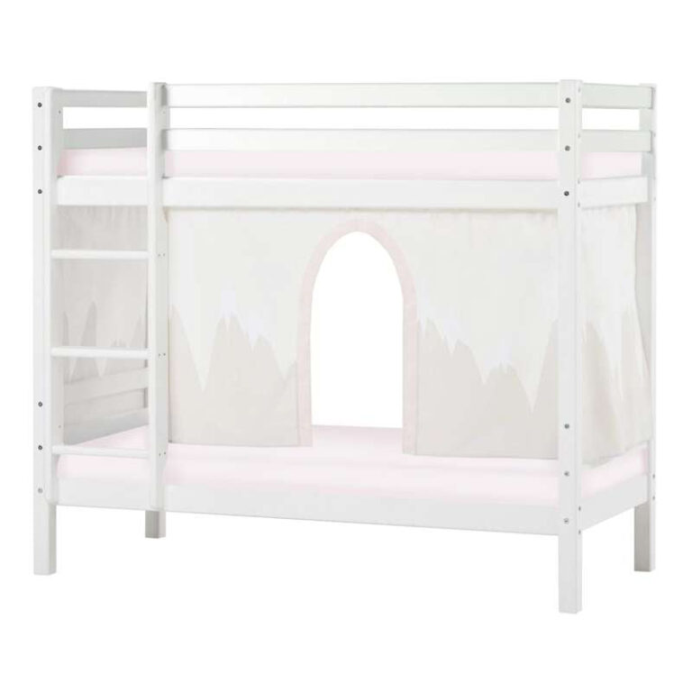 Hoppekids ECO Dream - Køjeseng m. WINTER WONDERLAND Forhæng - 70x160 cm. - Ikke Delbar