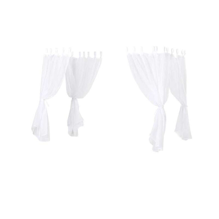 Hoppekids ECO Dream - Sengehimmel til Himmelseng - Flere Størrelser - Hvid/Transparent