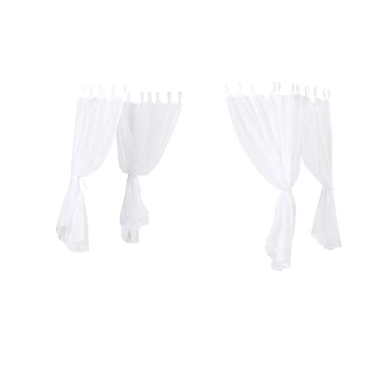 Hoppekids ECO Dream - Sengehimmel til Himmelseng - Flere Størrelser - Hvid/Transparent