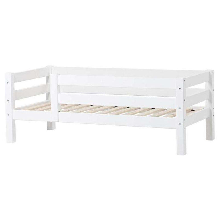 Hoppekids ECO Luxury - Sofaseng m. Ryglæn og Sengehest - Flere Størrelser - Hvid