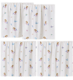 Hoppekids Forhæng Til Halvhøj Seng - 70x160 cm - Little Mermaid