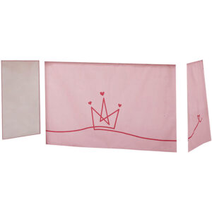 Hoppekids Forhæng Til Halvhøj Seng - 70x160 cm - Princess