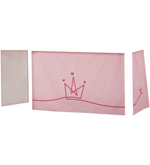 Hoppekids Forhæng Til Halvhøj Seng - 70x160 cm - Princess