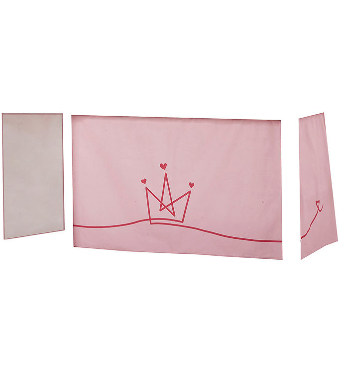 Hoppekids Forhæng Til Halvhøj Seng - 70x160 cm - Princess