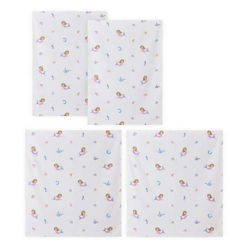 Hoppekids Forhæng til Mellemhøj Seng - MERMAID - Flere Størrelser