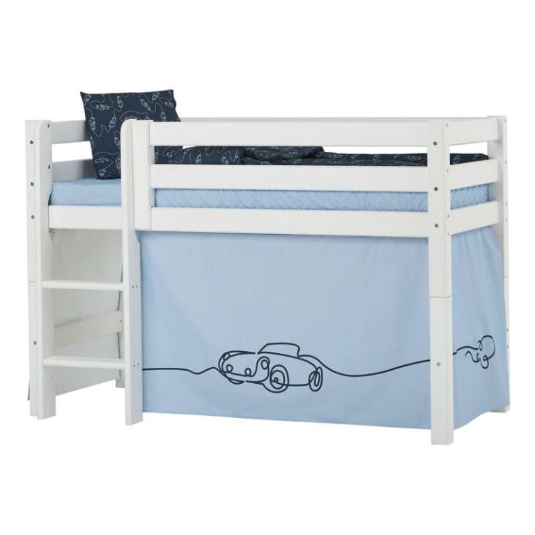 Hoppekids Forhæng til Seng - CARS - Flere Størrelser - Dream Blue