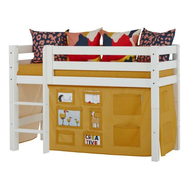 Hoppekids Forhæng til Seng - CREATOR - Flere Størrelser - Autumn Yellow