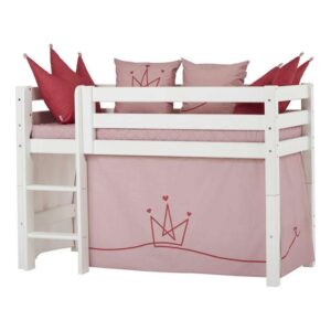 Hoppekids Forhæng til Seng - PRINCESS - Flere Størrelser