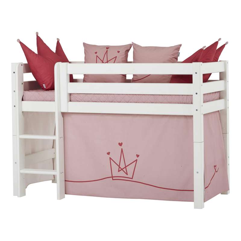 Hoppekids Forhæng til Seng - PRINCESS - Flere Størrelser