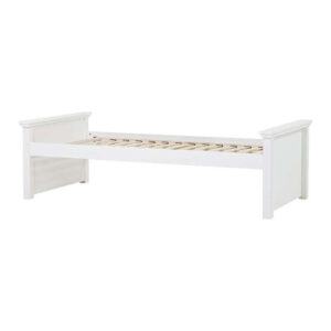 Hoppekids MAJA DELUXE - Juniorseng - 2 Mellem Gavle - 90x200cm - Fleksibel Indlægsbund - Hvid