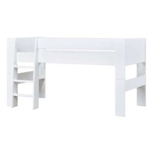 Hoppekids PURE - Halvhøj Seng - 90x200 cm - Hvid