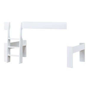Hoppekids PURE - Halvhøj Seng Modul - 90x200 cm - Hvid