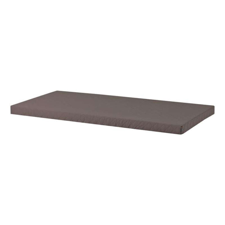 Hoppekids Quiltet Betræk til Madras - 9 cm. - Flere Størrelser - Granite Grey