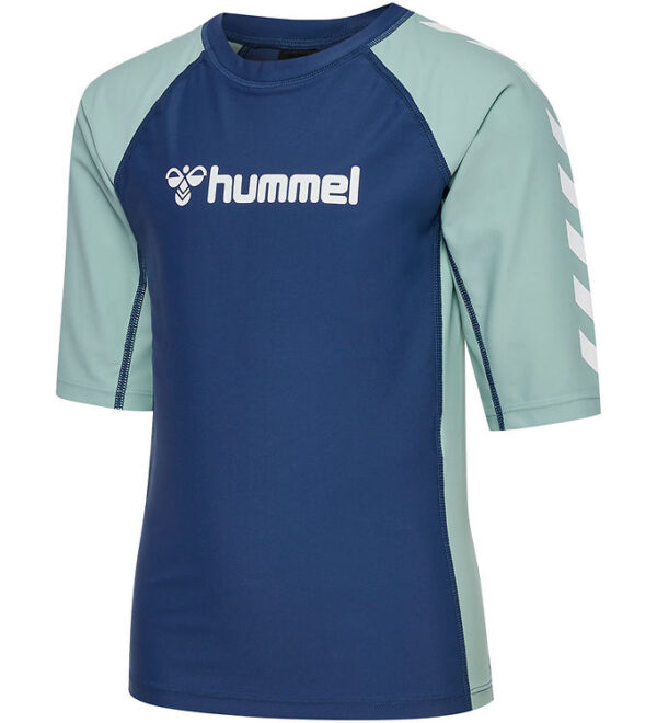 Hummel Badebluse - UV40+ - HmlFiji - Dark Denim