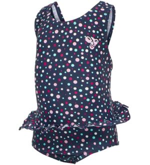 Hummel Badedragt - hmlFilippa - Navy m. Prikmønster