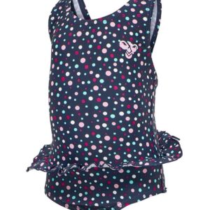 Hummel Badedragt - hmlFilippa - UV50+ - Navy m. Prikmønster