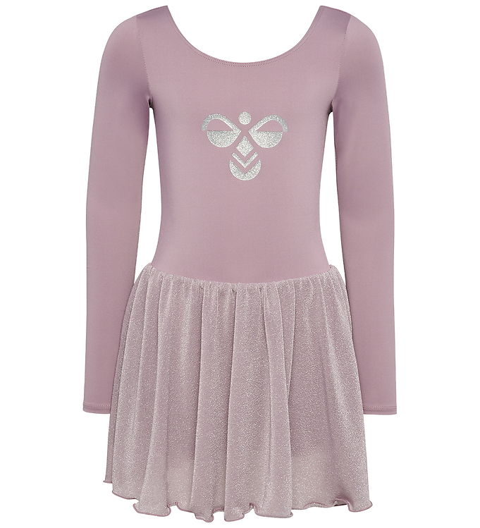 Hummel Gymnastikdragt - hmlJR - Glitter - Sea Fog