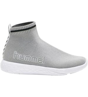 Hummel Sko - HMLTerrafly Sock Runner Jr - Sølv