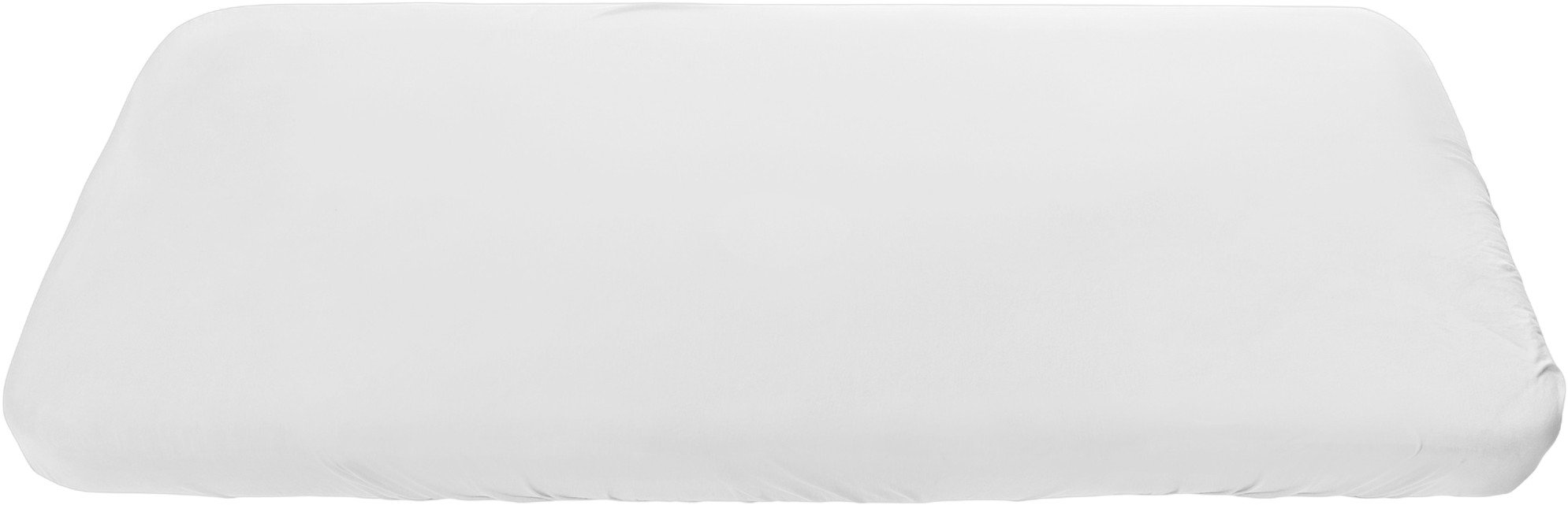 Jersey Lagen, 2 stk, Junior 70x160 cm, White