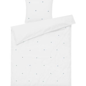 Juna Sengetøj - Daisy - Junior - Hvid/Lyseblå