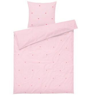 Juna Sengetøj - Daisy - Junior - Pink/Rød