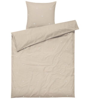 Juna Sengetøj - Daisy - Junior - Sand/Hvid