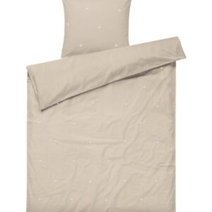 Juna Sengetøj - Daisy - Junior - Sand/Hvid