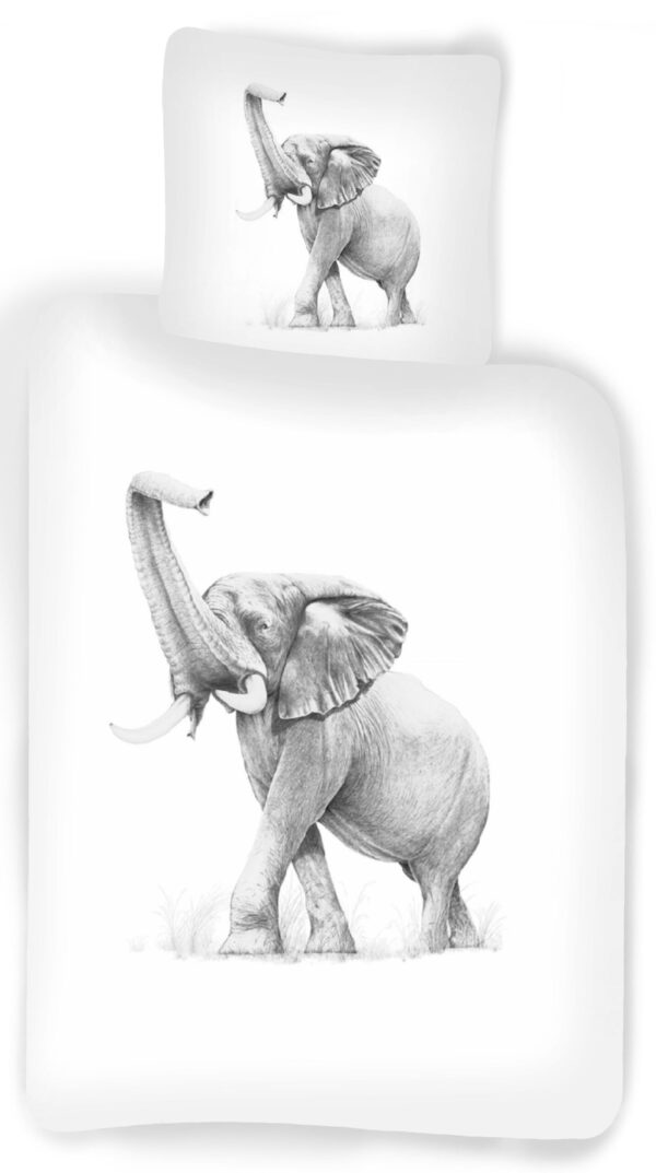 Junior Sengetøj M/Elefant