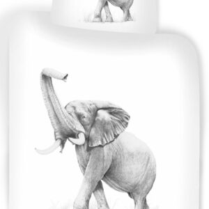 Junior Sengetøj Med Elefant - Junior Sengesæt - Legekammeraten.dk