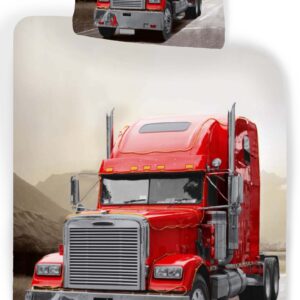 Junior Sengetøj Med Lastbil - Junior Sengesæt - Legekammeraten.dk