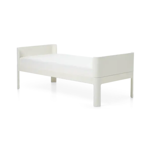 Junior bed 150x70 Cream White Curved Headboards