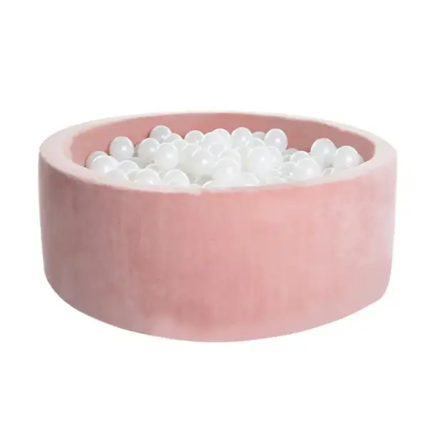 Kidkii Boldbassin Baby Pink 100x30 cm med 250 Bolde
