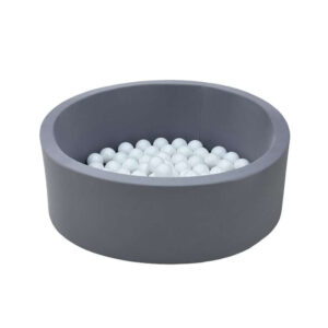 Kid'oh Boldbassin - Grå - m. 100 Bolde - White