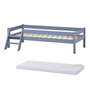 Kid'oh Juniorseng m. Sweet Dream Madras - 70x160 cm - Grå