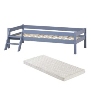 Kid'oh Juniorseng m. Sweet Dream Madras - Svanemærket - 70x160 cm - Grå