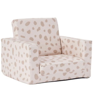 Kids Concept Lænestol/Legemadras - Foldbar - 42x44x38 - Hvid/Bei