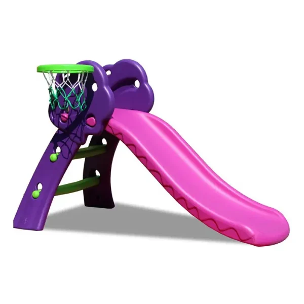 Kids Zone Rutsjebane Purple med Basket 130cm