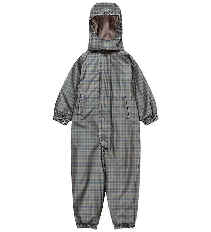 Konges Sløjd Flyverdragt - PU - Rain - Laurel Blue Check