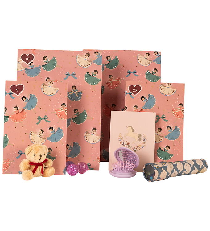 Konges Sløjd Julekalender m. 24 Gaver - Rosa