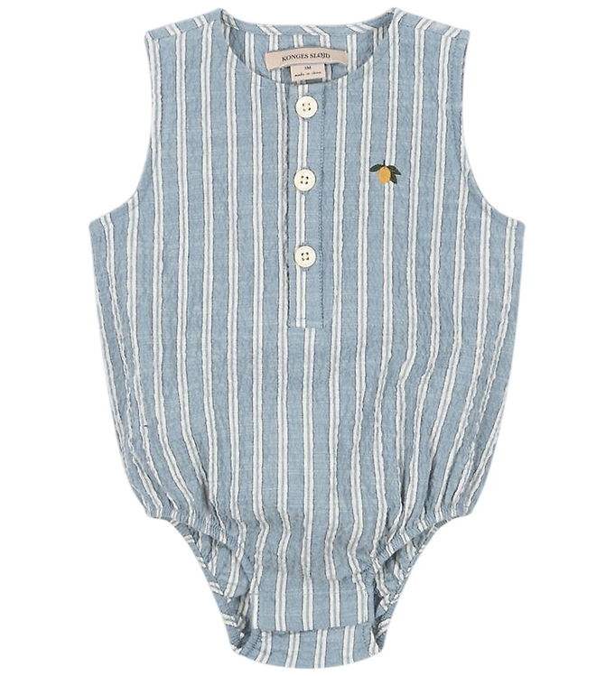 Konges Sløjd Sommerdragt - Elliot - Trio Bleu Stripe