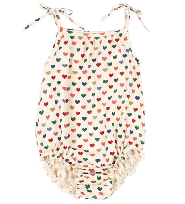 Konges Sløjd Sommerdragt - Strap - Coeur Color/Hjerter