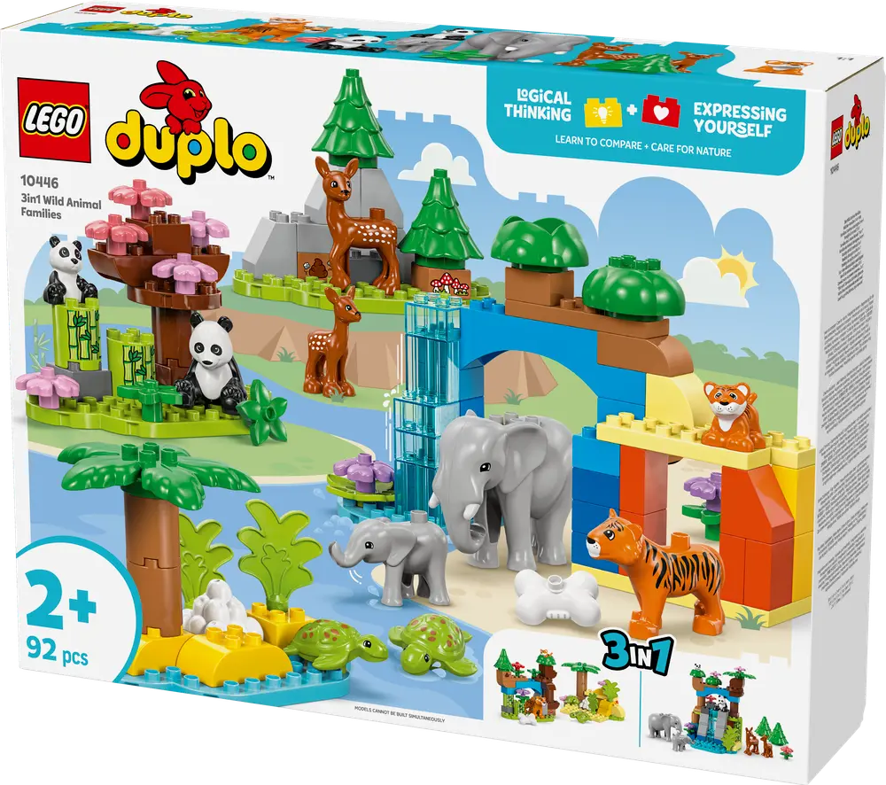 LEGO Duplo 3-i-1 Vilde Dyrefamilier