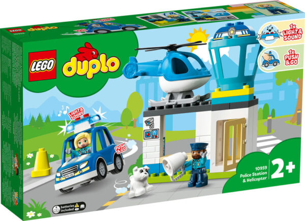 LEGO Duplo Politistation og helikopter - Lego - Legekammeraten.dk