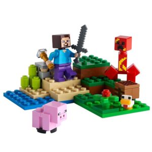 LEGO Minecraft - Creeper-bagholdet 21177 - 72 Dele - OneSize - LEGO Klodser