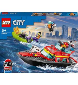 LEGOÂ® City - Brandvæsnets Redningsbåd 60373 - 144 Dele