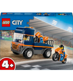 LEGOÂ® City - Motorcykel-transporter 60491 - 88 Dele