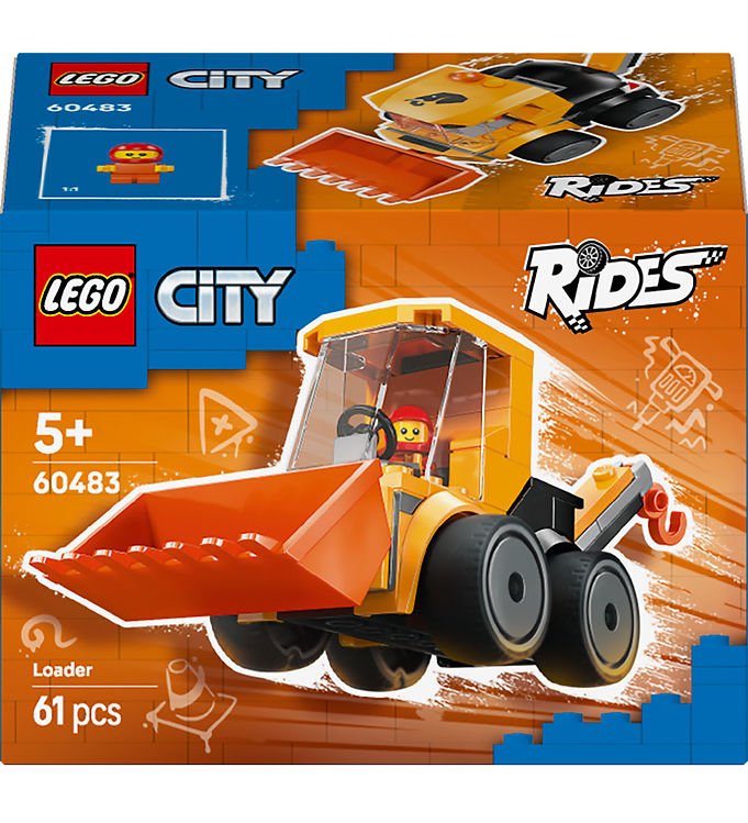 LEGO® City - Motorer - Læssemaskine 60483 - 61 Dele