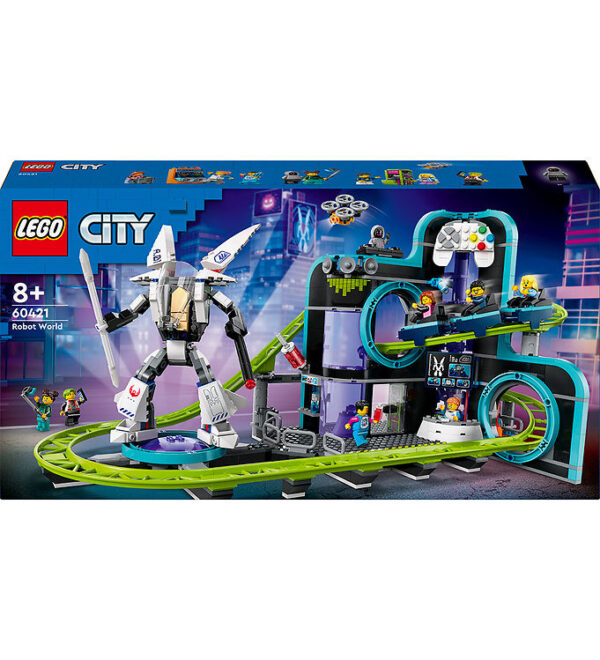 LEGOÂ® City - Robot World Rutsjebanepark 60421 - 968 Dele