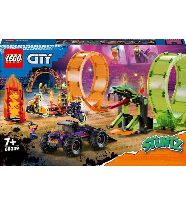 LEGOÂ® City Stuntz - Stuntarena Med Dobbelt Loop 60339 - 598 Dele