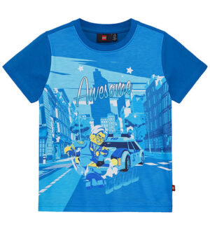 LEGOÂ® City T-shirt - LWTano 124 - Blå m. Print